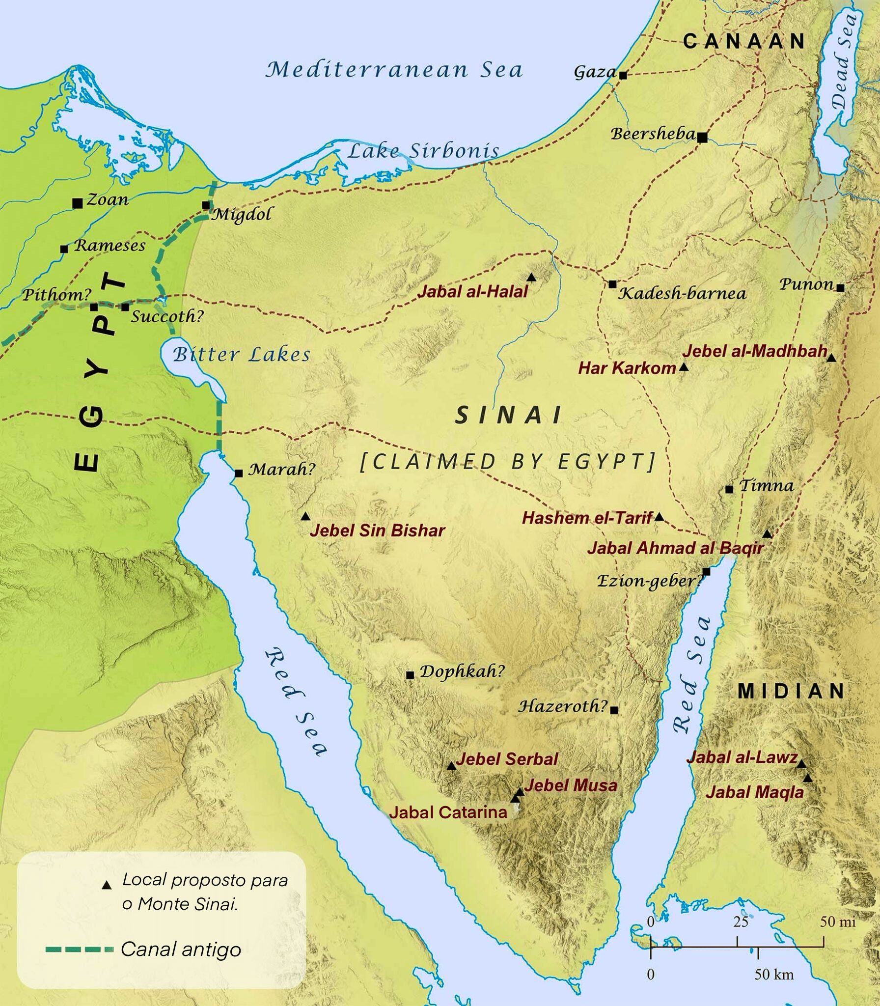 Península do Sinai | The Bible Says