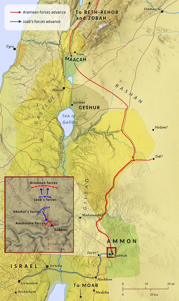 David Defeats the Ammonites and the Arameans | The Bible Says
