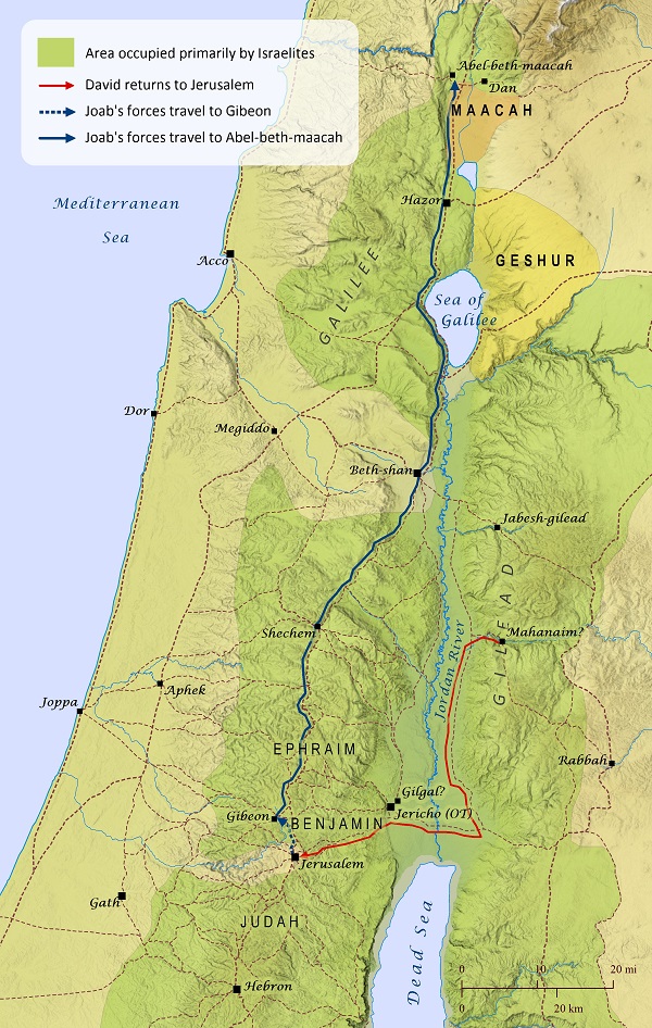 Sheba Rebels against David | The Bible Says